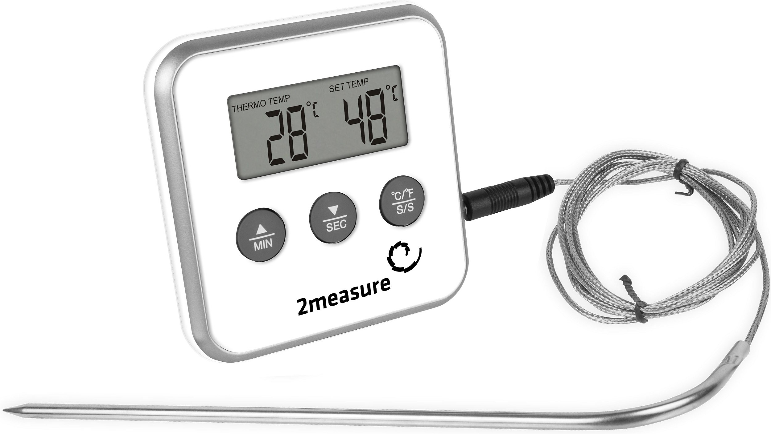 Электронный термометр со звуковым сигналом о превышении температуры.